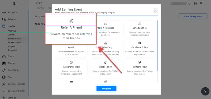refer a friend earning event in loyalty program (1)