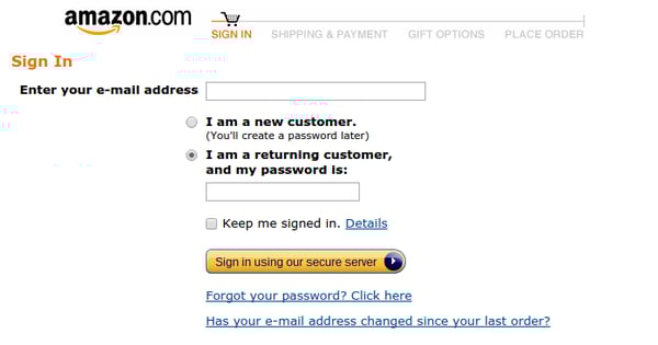 Amazon Sign In